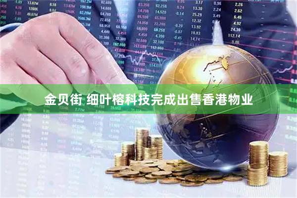 金贝街 细叶榕科技完成出售香港物业